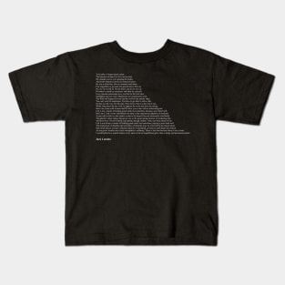 Jack London Quotes Kids T-Shirt
